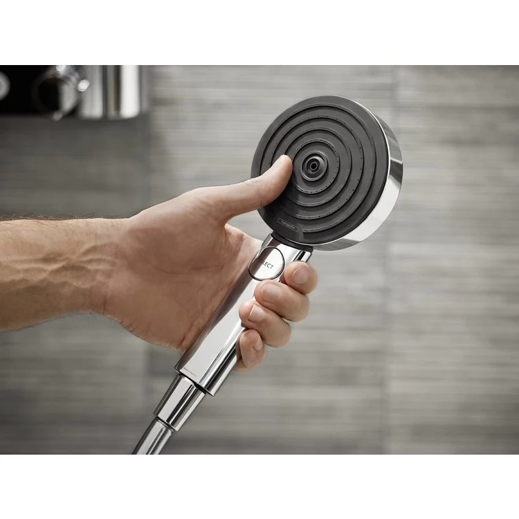 Handshower Pulsify S 105 Chrome 3 Function 1.75 Gallons per Minute Less Bar 4-1/8 Inch Wall Mount - Frankwebs