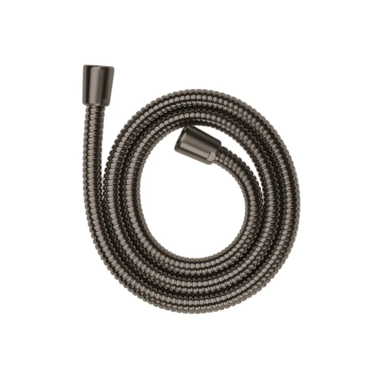Handshower Hose No Kink with Pivot Connector 49-1/4 Inch Brushed Black Chrome 1/2 Inch NPT Metal - Frankwebs