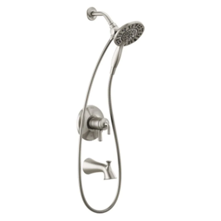 Tub and Shower Trim Kayra Monitor 17 In2ition 2-In-1 Includes Pull-Up Diverter Tub Spout 1 Lever Chrome ADA 1.75 Gallons per Minute - Frankwebs