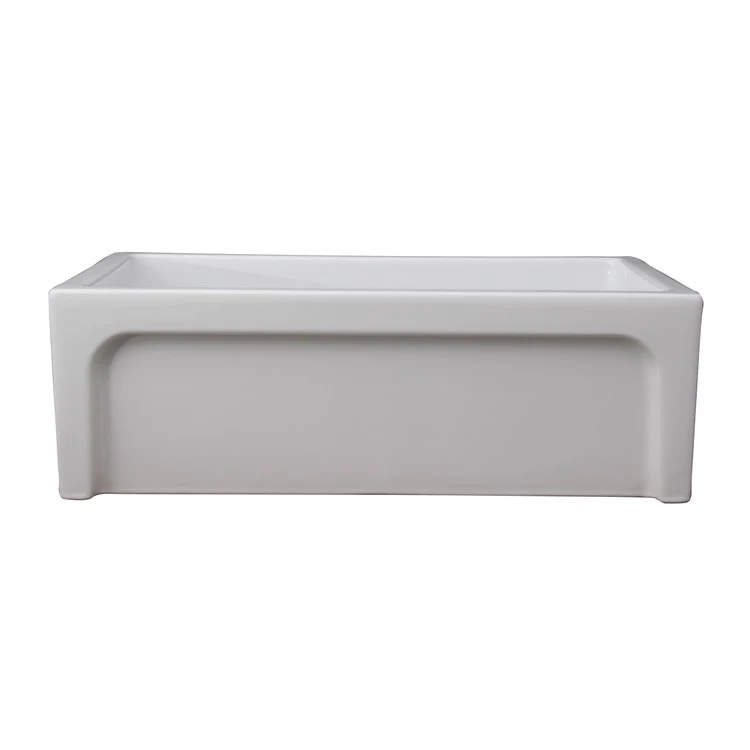 Kitchen Sink 30L x 17-3/4W Inch Single Bowl Granville Farmer Bisque Rectangle - Frankwebs