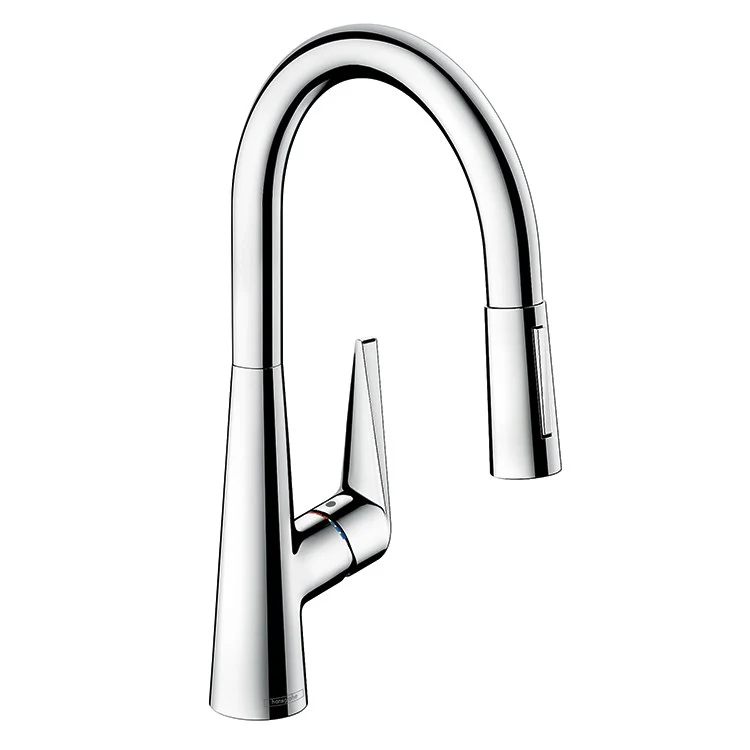Talis S Single Handle High Arc Pull Down Kitchen Faucet - Frankwebs