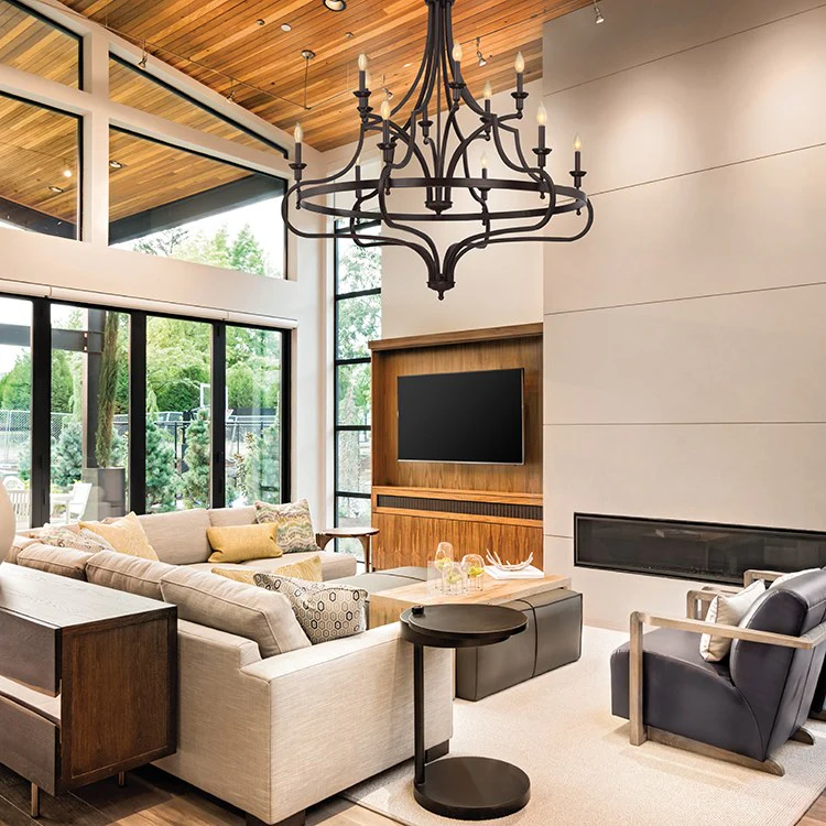 Sheilds Twelve-Light Three-Tier Chandelier - Frankwebs