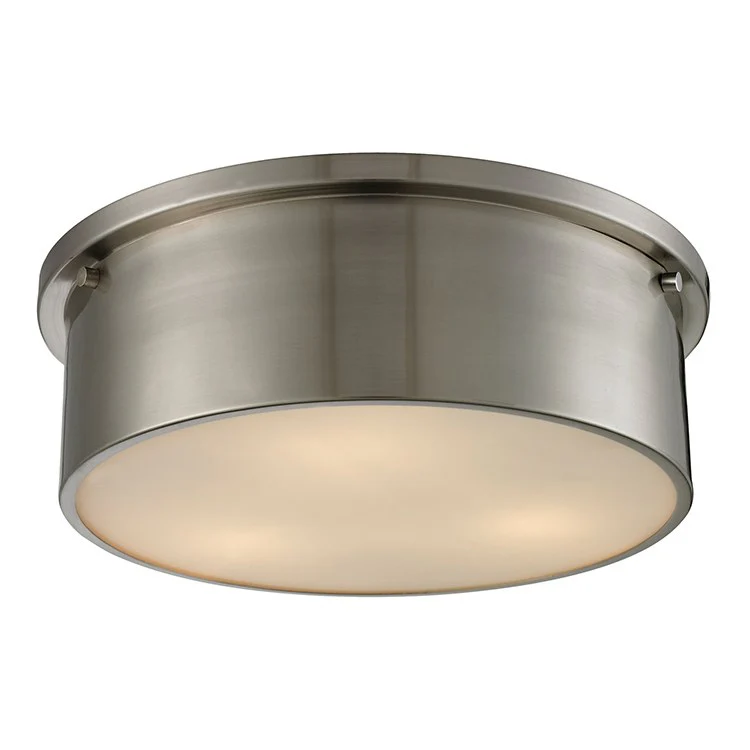 Simpson Three-Light Flush Mount Ceiling Fixture - Frankwebs