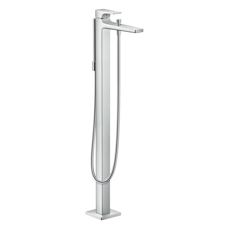 Metropol Floor Mount Freestanding Tub Filler with Handshower - Frankwebs