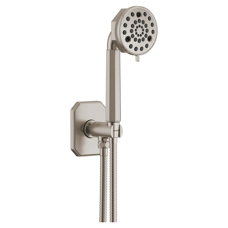 Handshower Beauclere Brilliance Luxe Nickel 4 Function WaterSense ADA 1.75 Gallons per Minute 3-11/16 Inch - Frankwebs