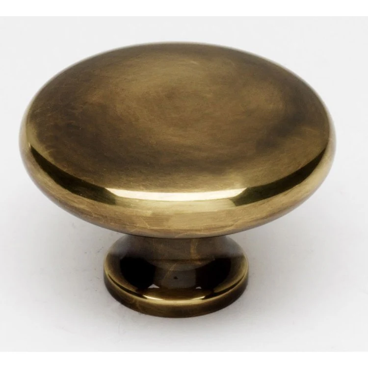 Knob I Collection Round Chocolate Bronze Brass 1-1/2 Inch 1 Inch 11/16 Inch - Frankwebs