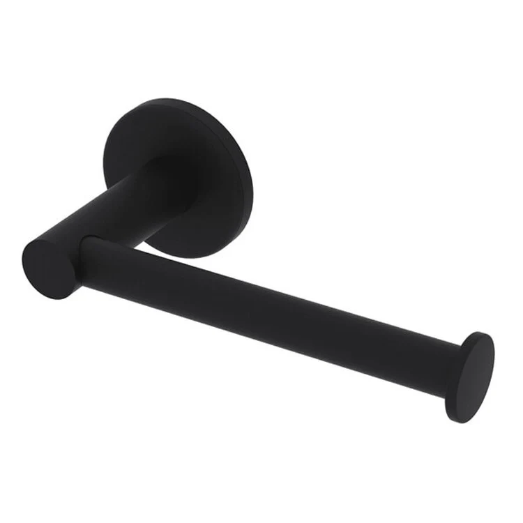 Toilet Paper Holder Lombardia Matte Black Brass/Metal 2-13/16 Inch Wall Mount - Frankwebs