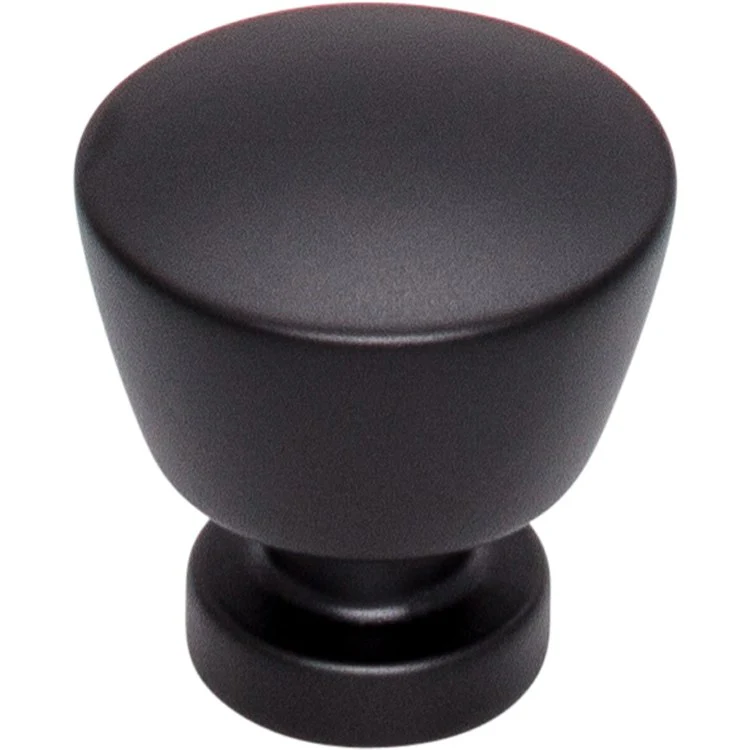 Knob Lynwood Allendale Round for Decorative Hardware Flat Black Zinc Alloy 1-1/8 Inch - Frankwebs