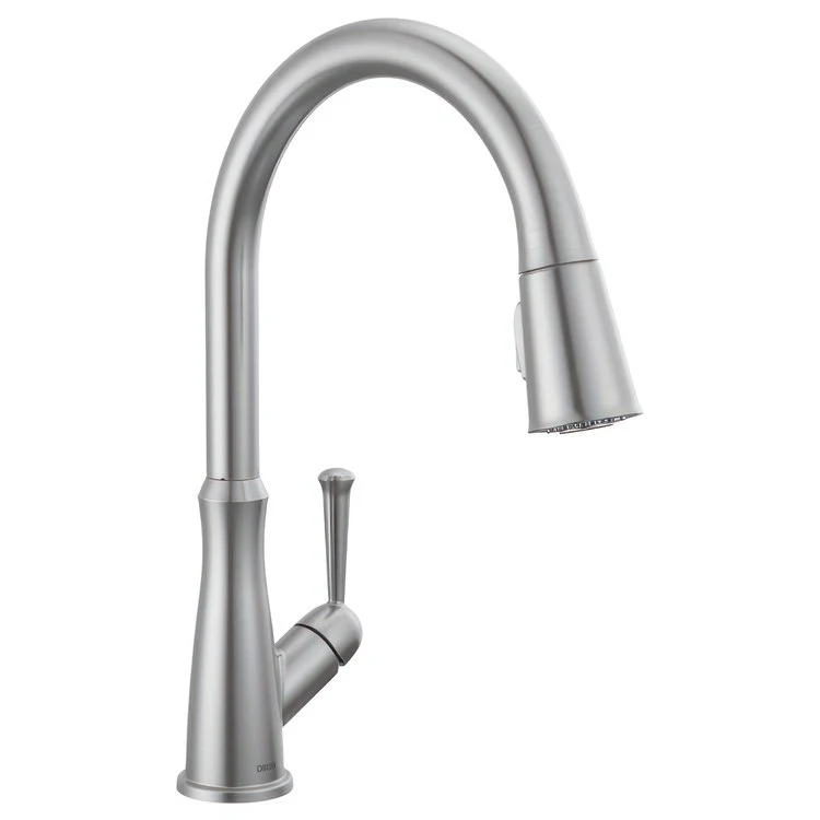 Kitchen Faucet Westville 1 Lever ADA Arctic Stainless High Arc Gooseneck - Frankwebs