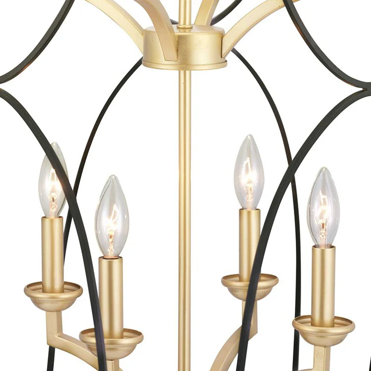 Landree Eight-Light Two-Tier Foyer Pendant - Frankwebs