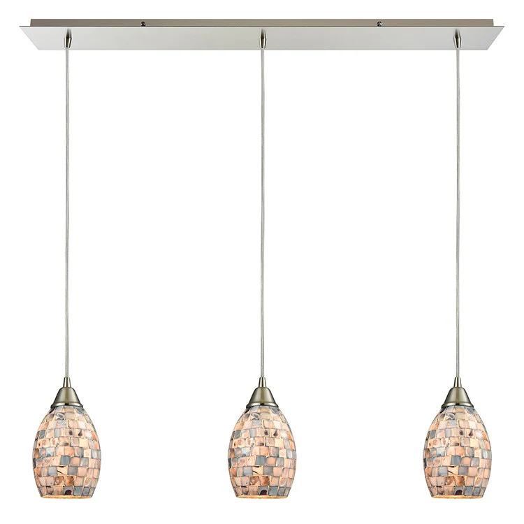 Capri Three-Light Linear Pendant - Frankwebs