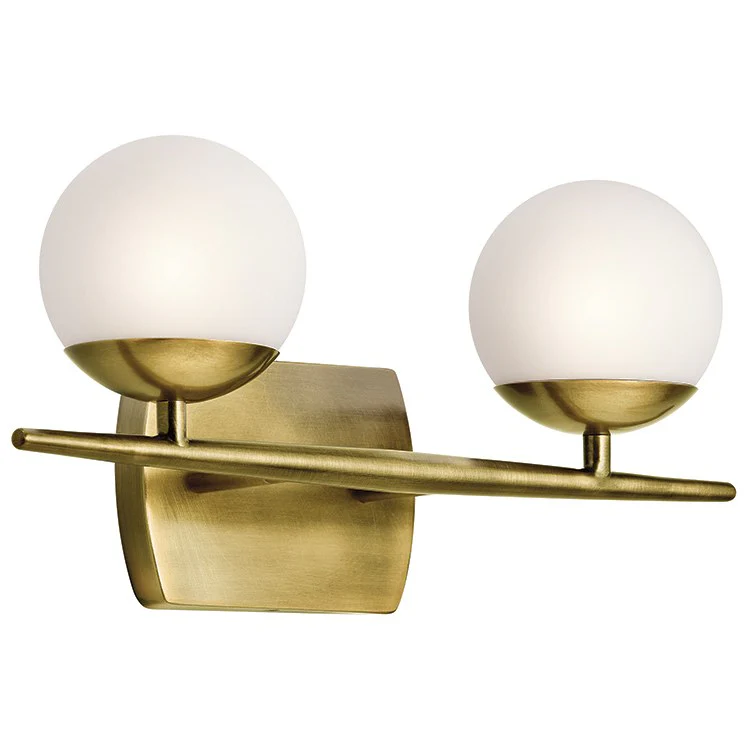 Jasper Two-Light Halogen Bathroom Vanity Fixture - Frankwebs