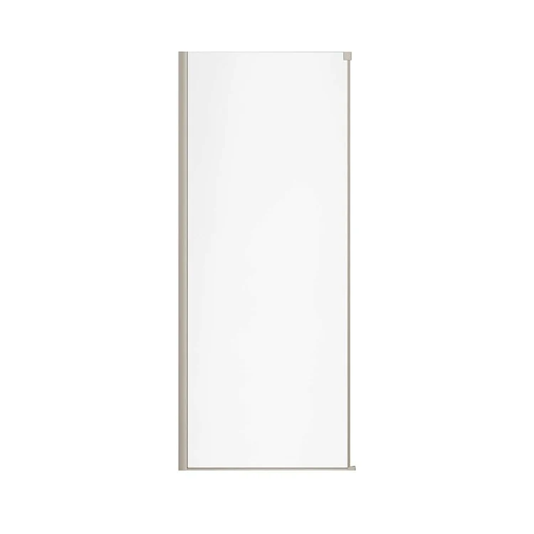 Return Panel Nebula Tempered Glass 34 x 35 Inch Chrome 34-1/4 Inch - Frankwebs