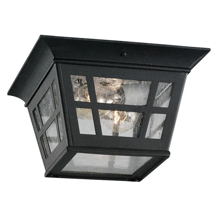 Herrington Two-Light Outdoor Flush Mount Ceiling Fixture - Frankwebs