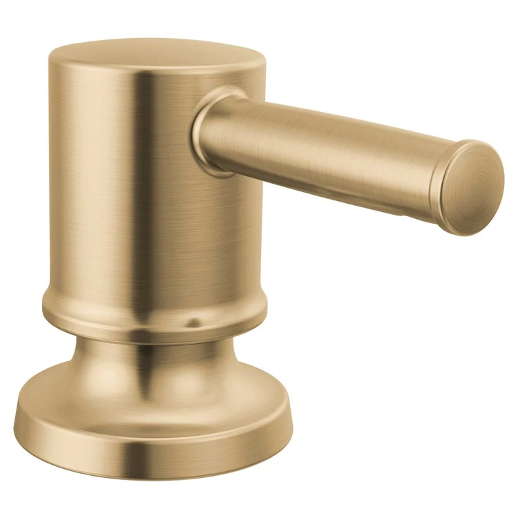 Soap Dispenser Renaldi Lumicoat Champagne Bronze Deck Mount Metal Pump 13 Ounce - Frankwebs