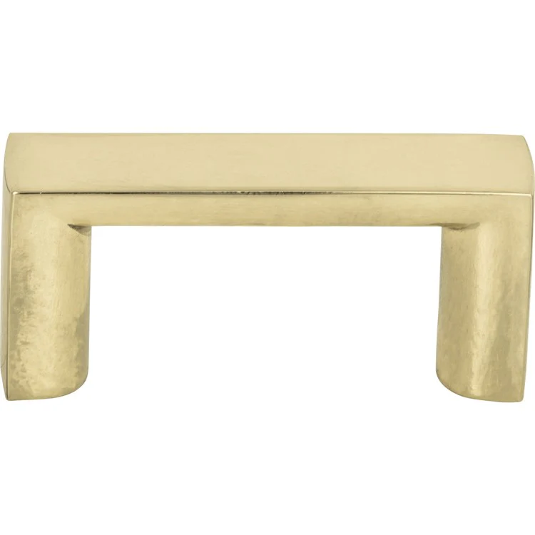 Drawer Pull Atlas Tableau Squared Handle Brushed Nickel Zinc Alloy 1-7/16 Inch - Frankwebs