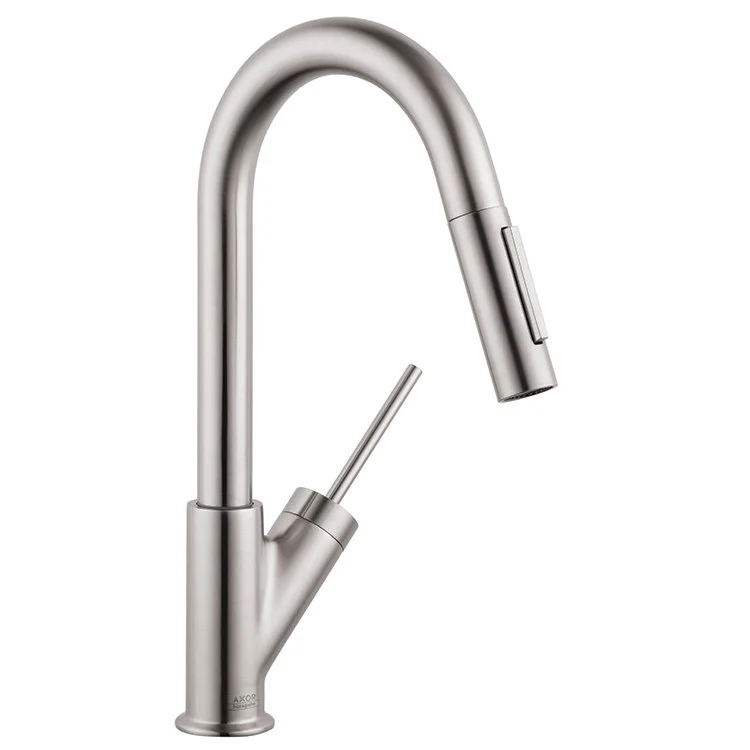 AXOR Starck Single Handle Pull-Down Kitchen Prep Faucet with Magnetic Docking - Frankwebs