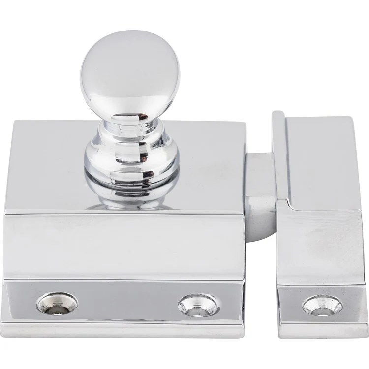 Door Latch Additions Cabinet Polished Chrome 2 x 2 x 1/2 Inch Zinc Alloy - Frankwebs