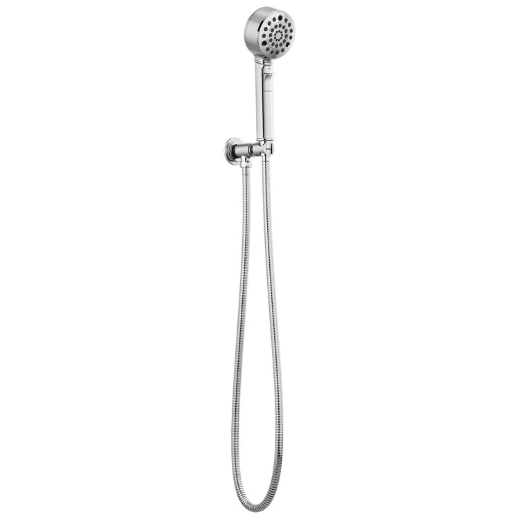 Handshower Set Invari Polished Chrome 4 Function WaterSense ADA 1.75 Gallons per Minute 60-82 Inch Hose Wall Mount - Frankwebs