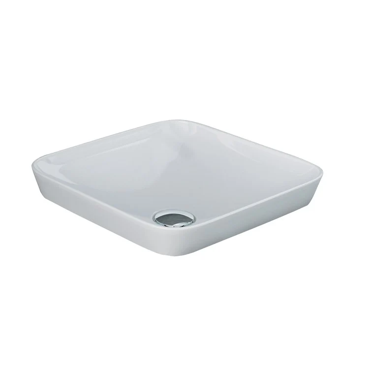 Lavatory Sink Variant Drop In 14 Inch Square White - Frankwebs
