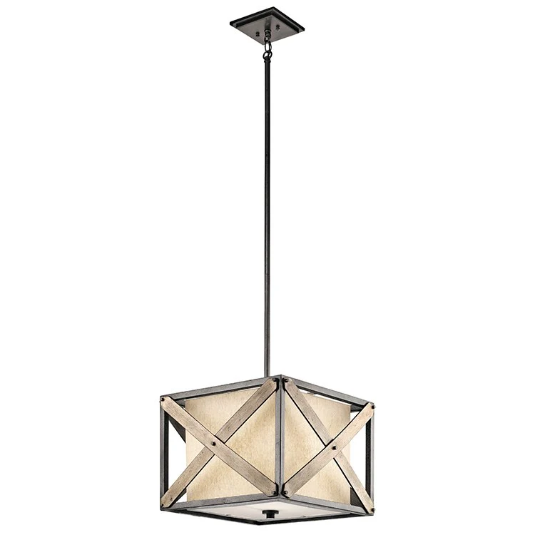 Cahoon Single-Light Pendant/Semi-Flush Mount Ceiling Fixture - Frankwebs