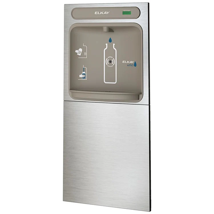 EZH2O In-Wall Recessed Bottle Filling Station with Solid Panel - Frankwebs