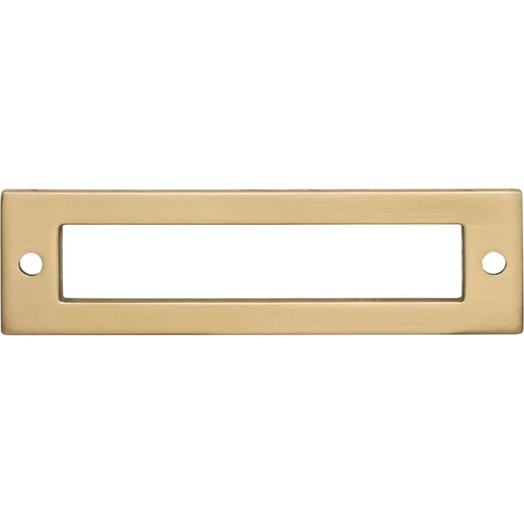 Pull Backplate Lynwood Hollin Rectangle Honey Bronze 3-3/4 Inch 2 Hole Zinc Alloy - Frankwebs