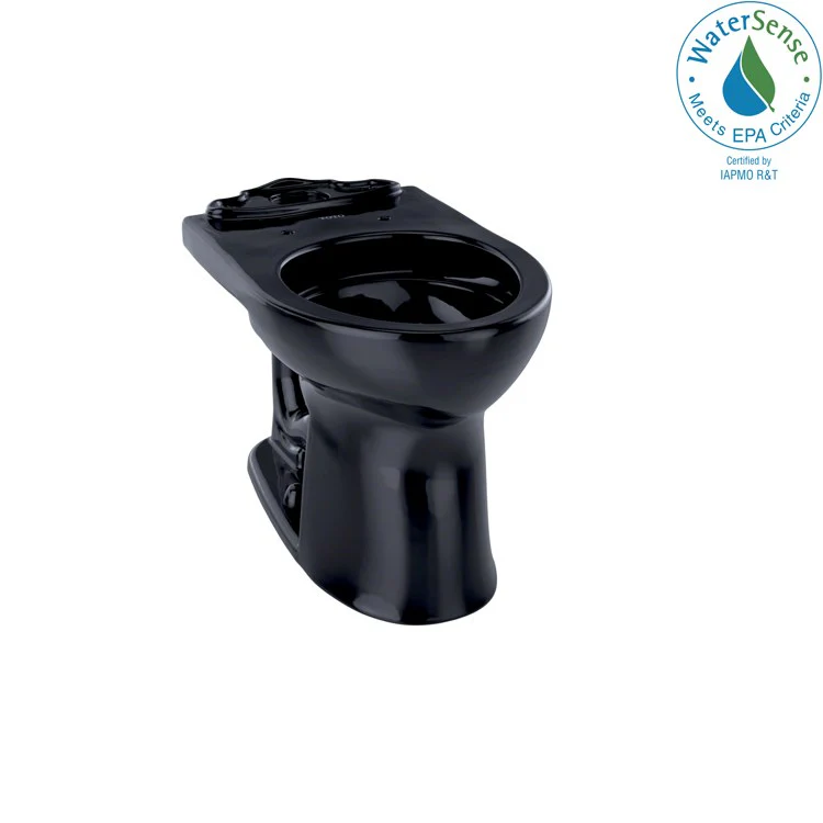 Toilet Bowl Drake II Round Front Universal Height Ebony ADA - Frankwebs