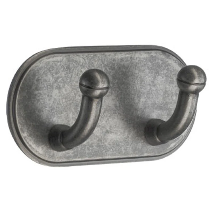 Coat Hook Double Pewter 1 Inch 2 Inch Wall Mount Metal - Frankwebs