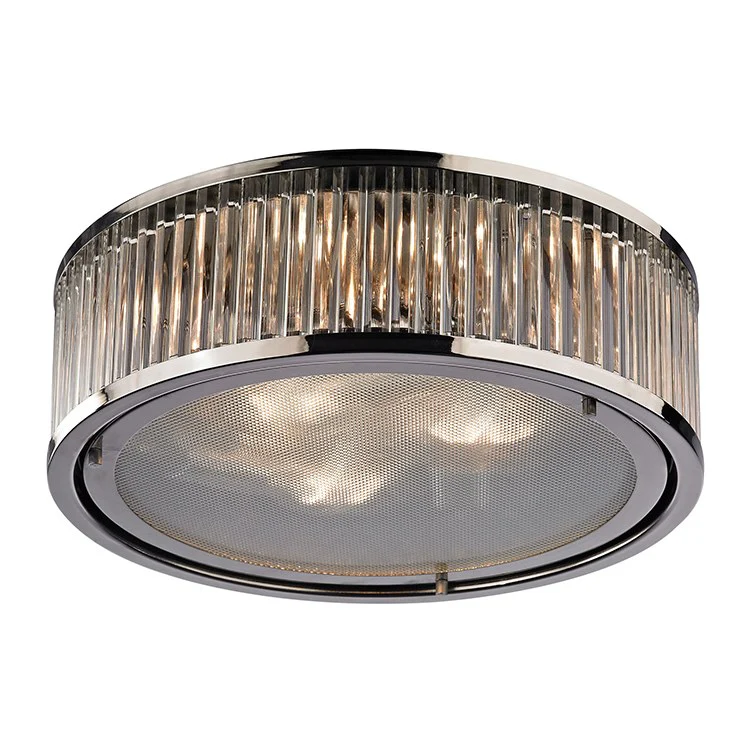 Linden Manor Three-Light Flush Mount Ceiling Fixture - Frankwebs