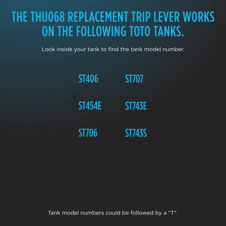 Replacement Left-Hand Trip Lever - Frankwebs