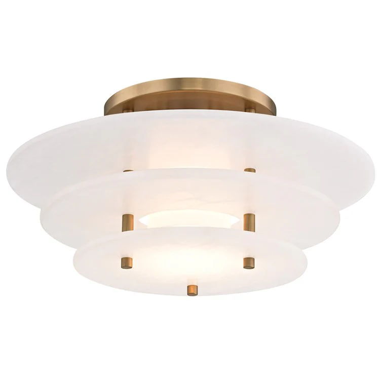 Gatsby Single-Light LED Flush Mount Ceiling Fixture - Frankwebs