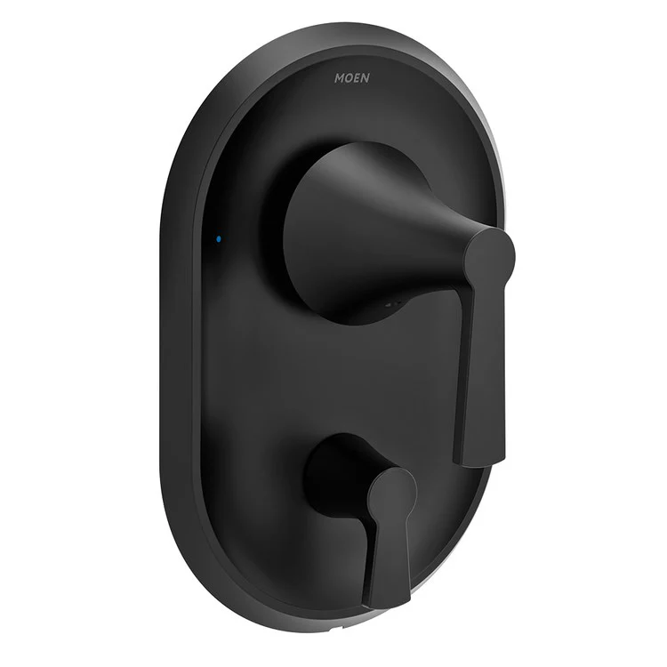 Shower Trim Jase Posi-Temp with Diverter Valve 2 Lever Matte Black ADA - Frankwebs