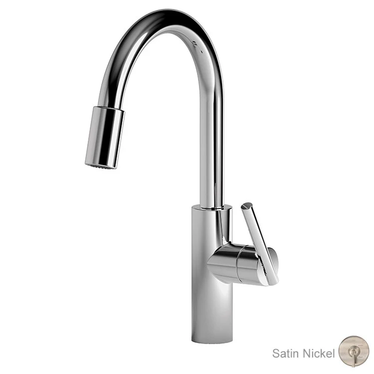 East Linear Single Handle Pull Down Kitchen Faucet - Frankwebs