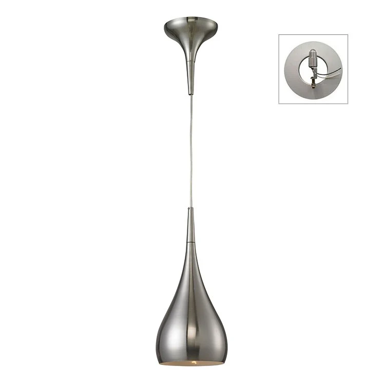 Lindsey Single-Light Pendant with Recessed Light Kit - Frankwebs