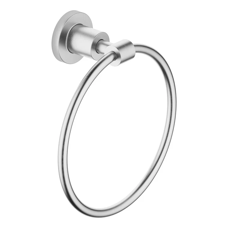 Towel Ring TARA Round Brushed Champagne 3-1/8 Inch - Frankwebs