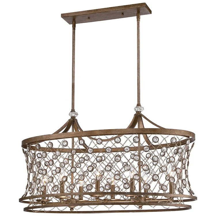 Vel Catena Eight-Light Island Chandelier - Frankwebs