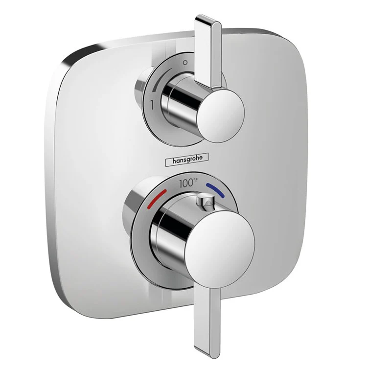 Ecostat E Two Handle Thermostatic Valve Trim with Volume Control - Frankwebs