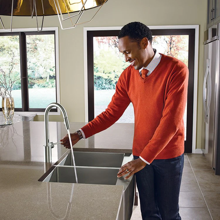 Align Single Handle High Arc Pull Down Kitchen Faucet with MotionSense - Frankwebs