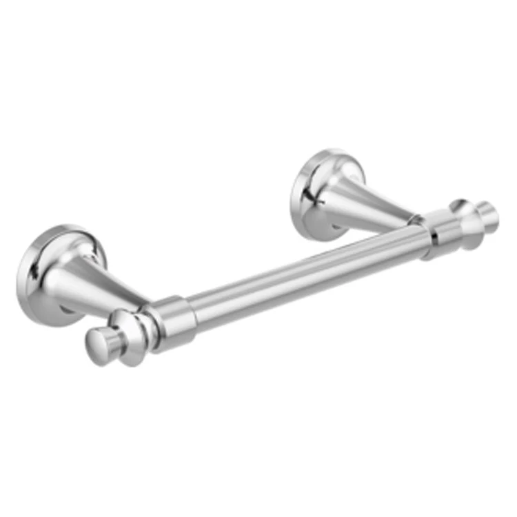 Toilet Paper Holder Dorval Pivoting Arm Chrome Metal 6-7/16 Inch 3-1/2 Inch Wall Mount - Frankwebs