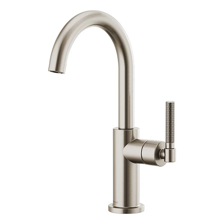 Litze Single Handle Bar Faucet with High-Arc Spout/Knurled Handle - Frankwebs