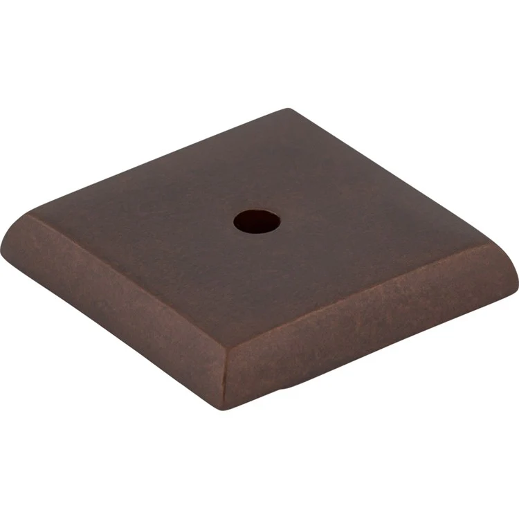 Knob Backplate Aspen Square Mahogany Bronze 1-1/4 Inch 1 Hole Bronze - Frankwebs