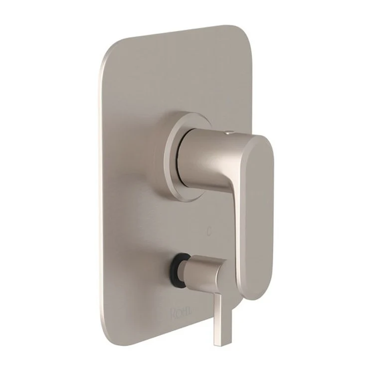 Pressure Balance Valve Trim Meda with Diverter 1 Metal Lever Polished Nickel 5.5 Gallons per Minute - Frankwebs