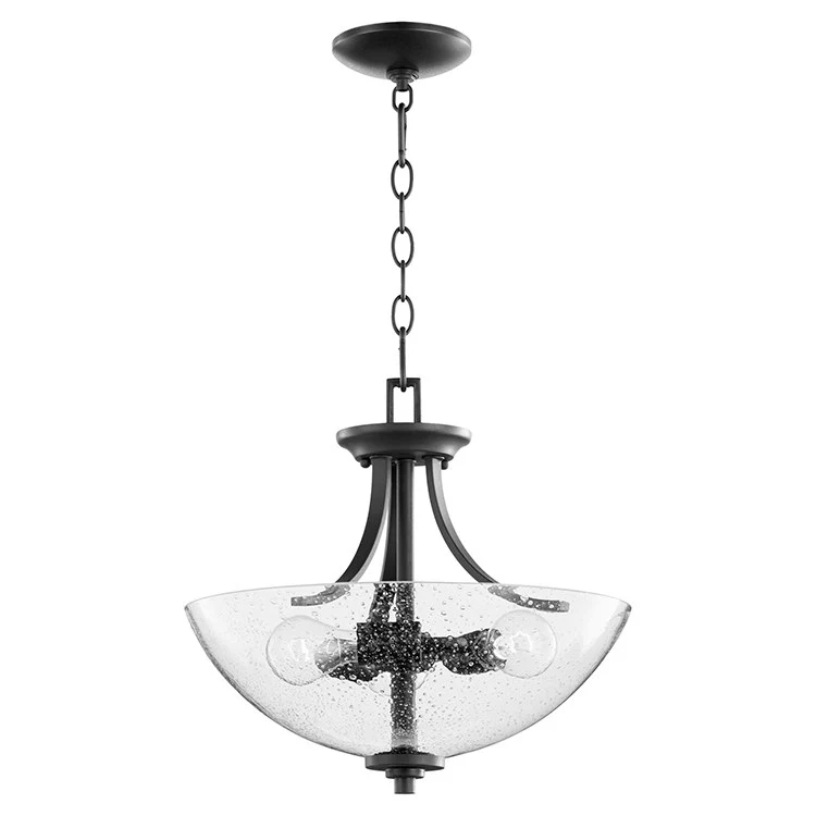 Reyes Three-Light Convertible Semi-Flush Mount Ceiling Fixture/Pendant - Frankwebs