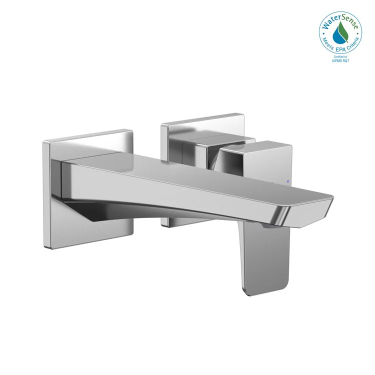 Lavatory Faucet GE Wall Mount Short 1 Lever ADA CALGreen/WaterSense Polished Chrome 1.2 Gallons per Minute - Frankwebs