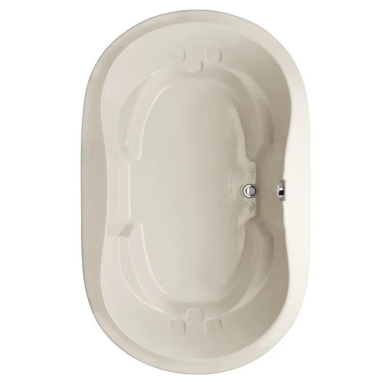 Air Tub Designer Collection Savannah Drop-In Bone Oval 10 Jet Acrylic 65-3/4 x 43-1/2 x 22 Inch - Frankwebs