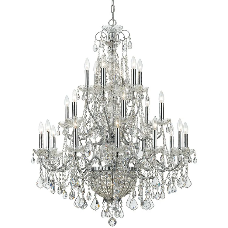 Imperial Twenty-Six-Light Three-Tier Chandelier - Frankwebs