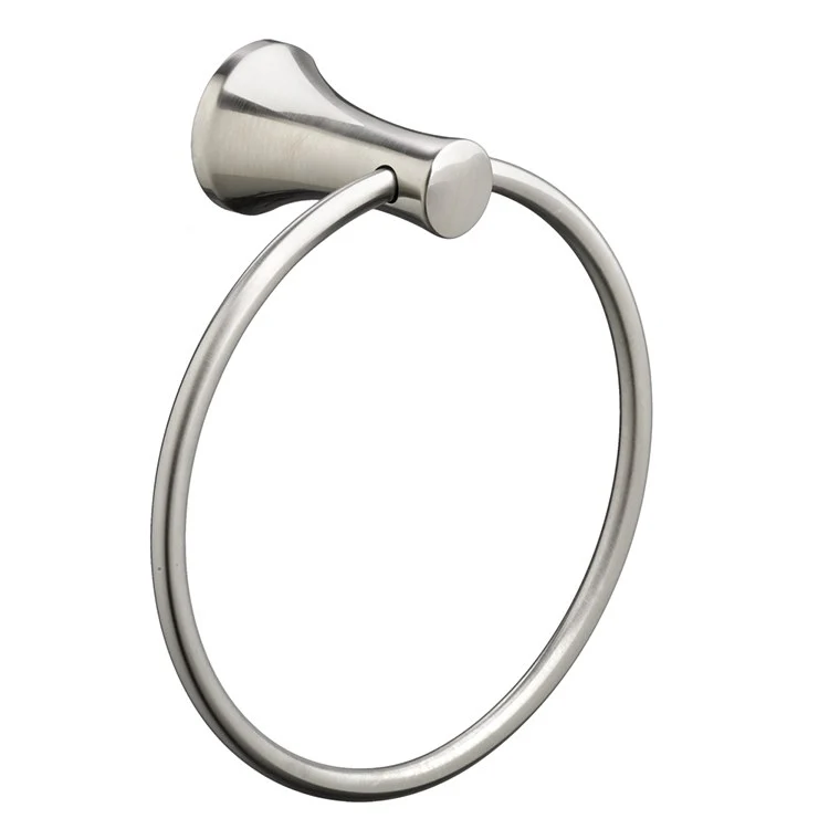 C Series Round Towel Ring - Brushed Nickel - Frankwebs