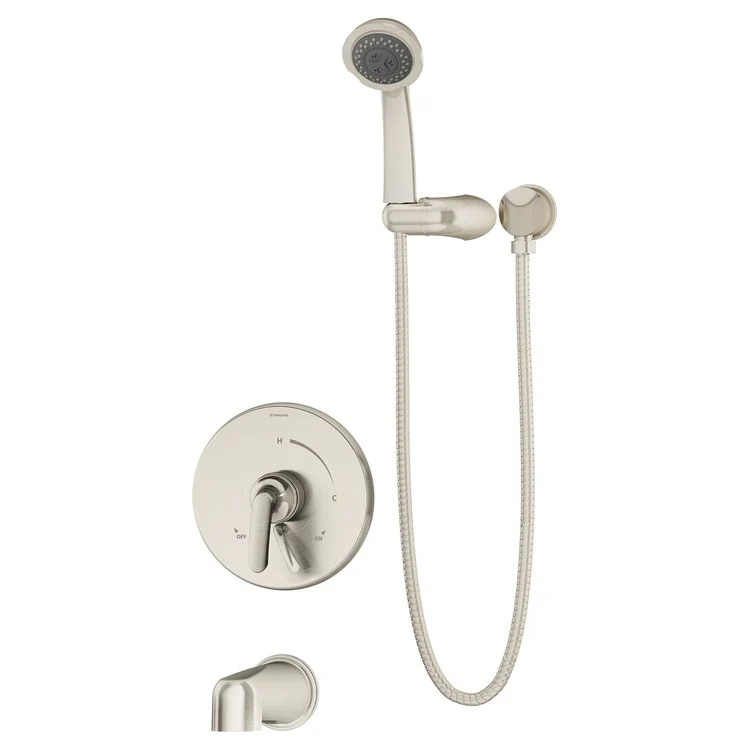 Tub and Shower Trim Elm with VersaFlex Integral Diverter 1 Lever Satin Nickel WaterSense ADA 1.5 Gallons per Minute Round 7 Function for S262 Series Temptrol VersaFlex Shower Valve - Frankwebs