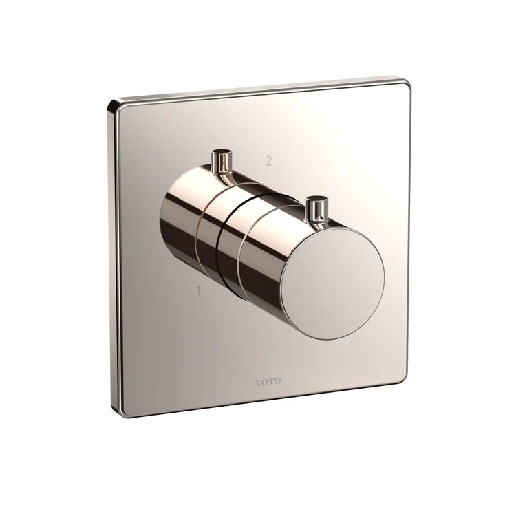 Diverter Trim Square 3 Way Polished Chrome 1 Knob for Requires Valve TBN01103U - Frankwebs